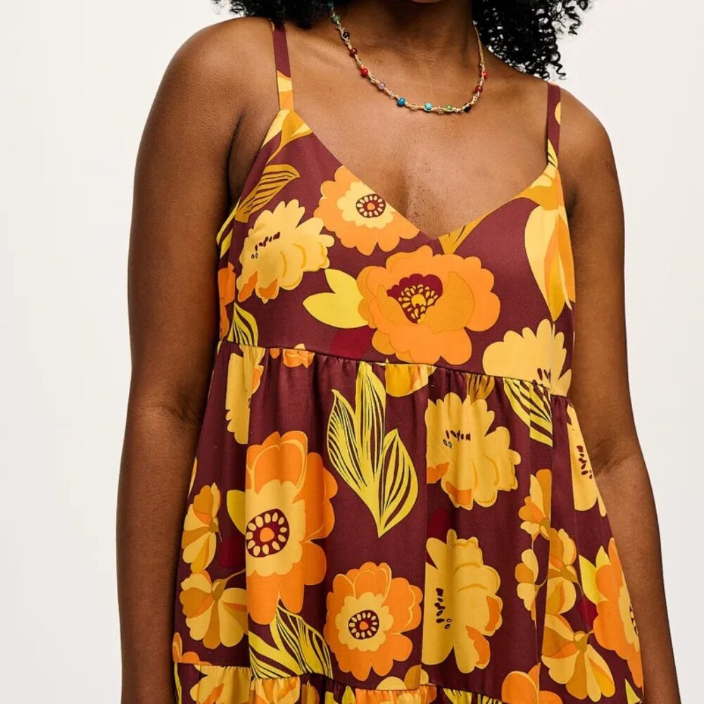 NWOT Lucy & Yak Mable TENCEL™ Lyocell Maxi Dress in Reyna Print - Size 8 / UK 12 - Picture 3 of 16